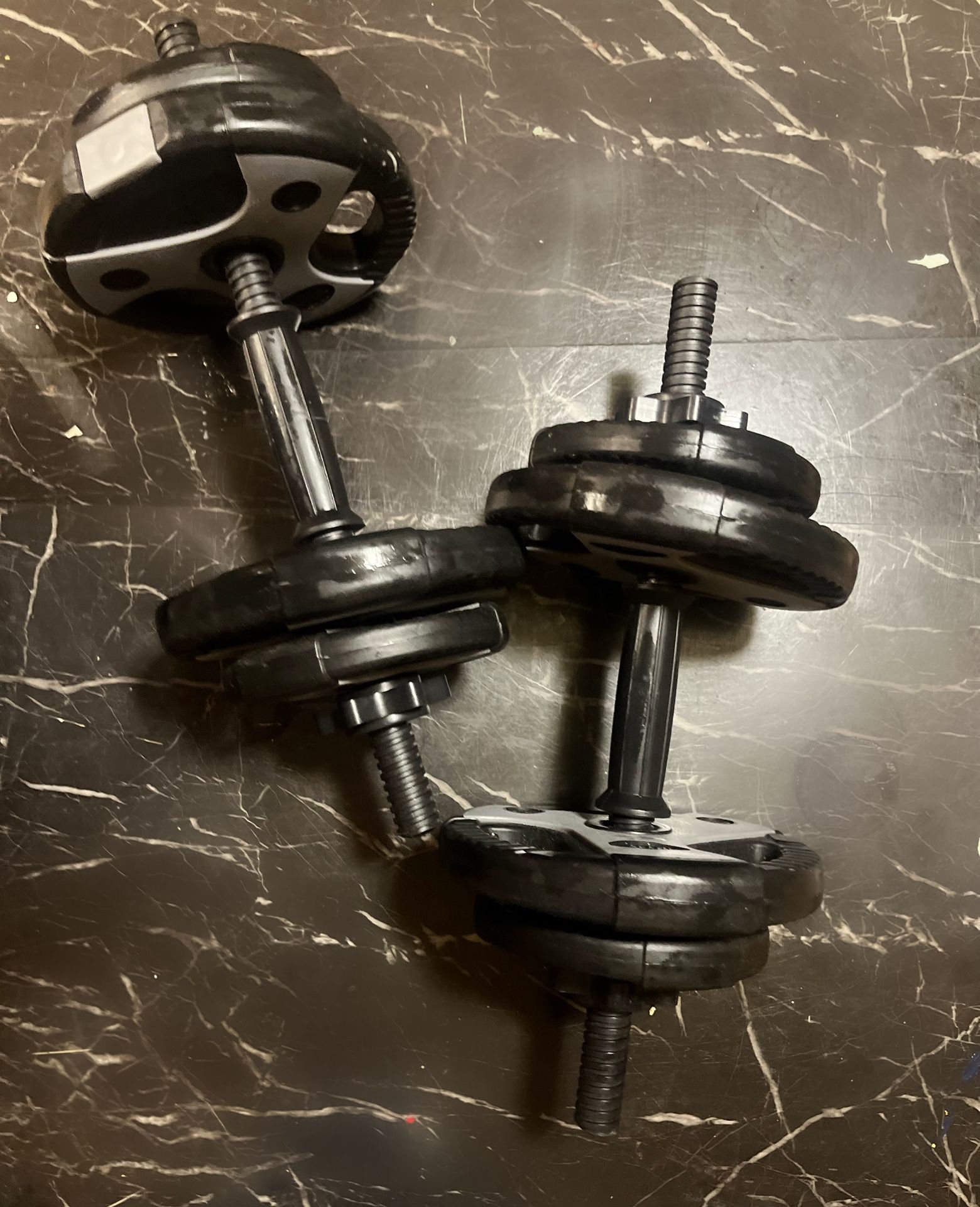 Adjustable Dumbbell Set 7.5 Lbs Each 