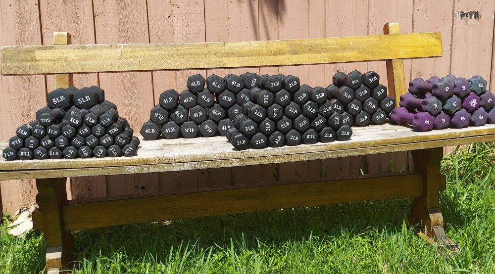 Dumbbells set for sale. Mancuernas en Venta