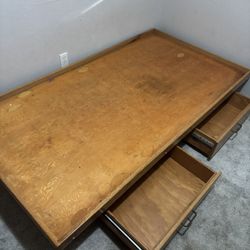 Twin Bed With Drawers