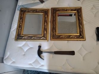 hanging matching mirrors