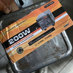 200W UK -US  Step Up/Down Transformer 