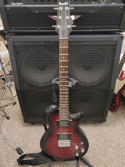 Ibanez Electric Guitar Red Burst Finish