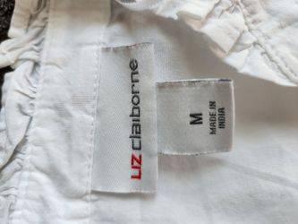 White cotton blouse, one size M