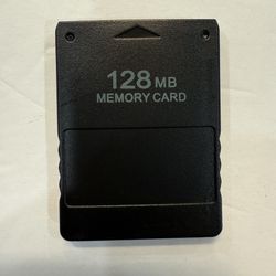 PS2 MEMORY CARD 128MB for SONY PS2 SLIM CONSOLE