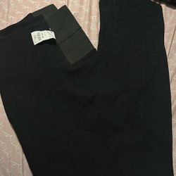 High Wasted Black Dress Pants Skinny Leg