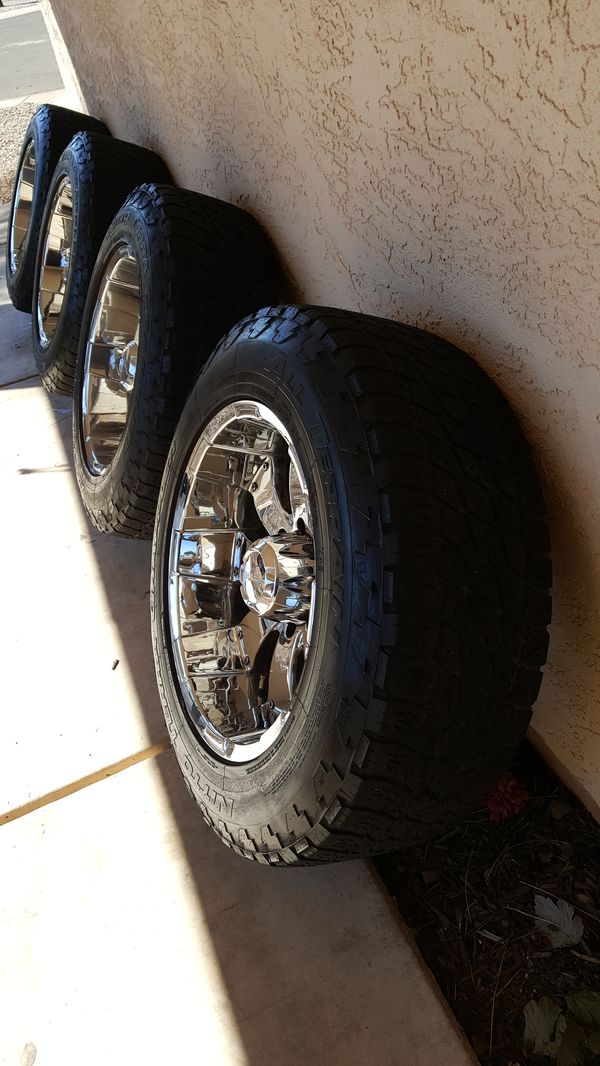 20 Inch Ford F250 F350 Wheels Rims With 275 75 20 Nitto Grappler