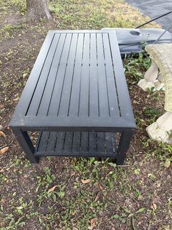 Outdoor Aluminum Table 
