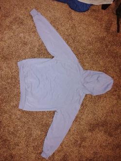 Blue Nike fleece pullover, size xl youth