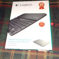 Logitech Wireless Bluetooth Ultrathin Keyboard Case Cover for iPad AIR 1 black 