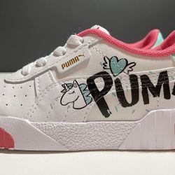 Girls  Size 10 Puma Cali Unicorn  