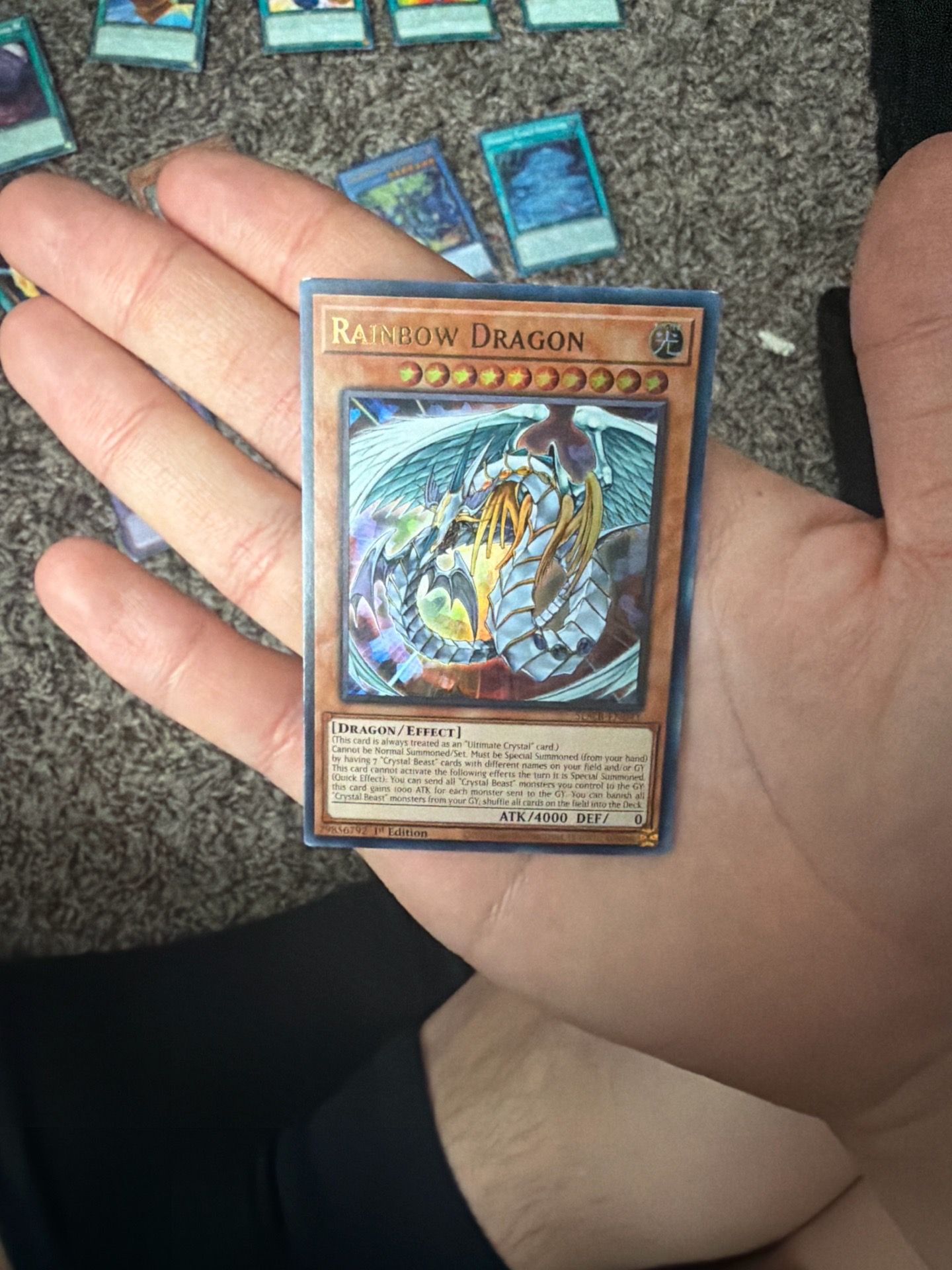 rainbow dragon yugioh card