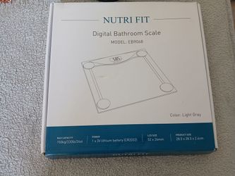 Digital bathroom scale