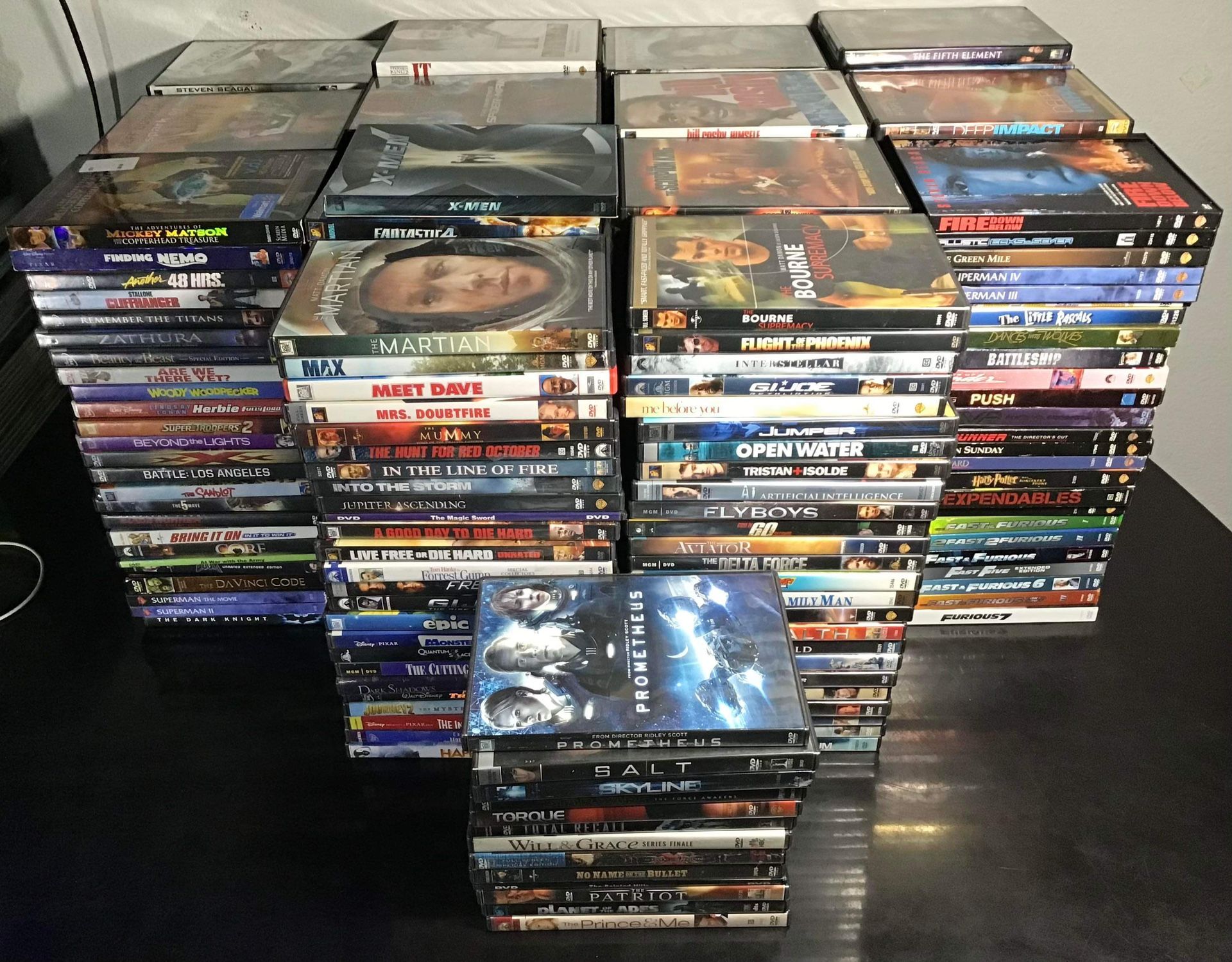 363 DVD Lot (All Playable, No Scratches, Few Doubles)