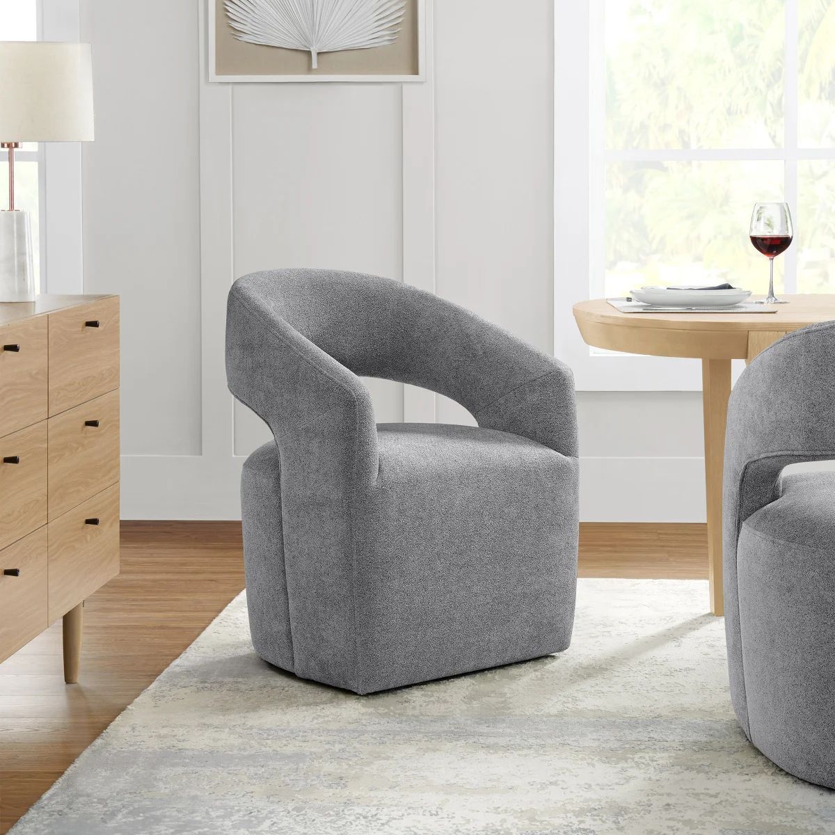 Aiden and Ivy Fabric Rolling Chair (MSRP $300)