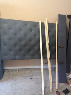 King bed frame with box spring
