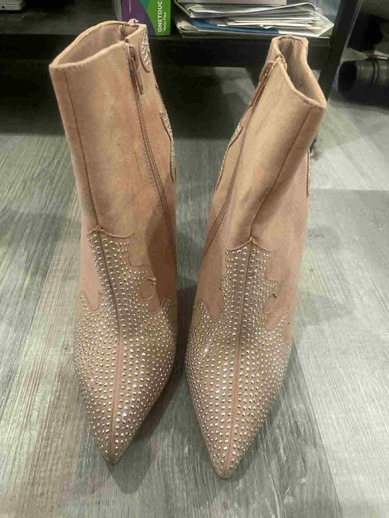 JustFab Stiletto Boots