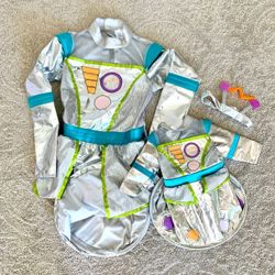 Mommy / Daughter matching robot family costume