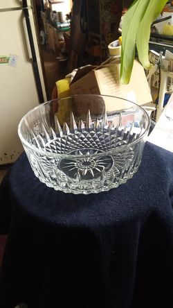 Antique French Crystal Bowl