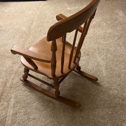Wood Toddler Rocking Chair 