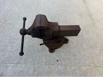Vintage Reed bench shop vise Heavy Duty No 204 1/2