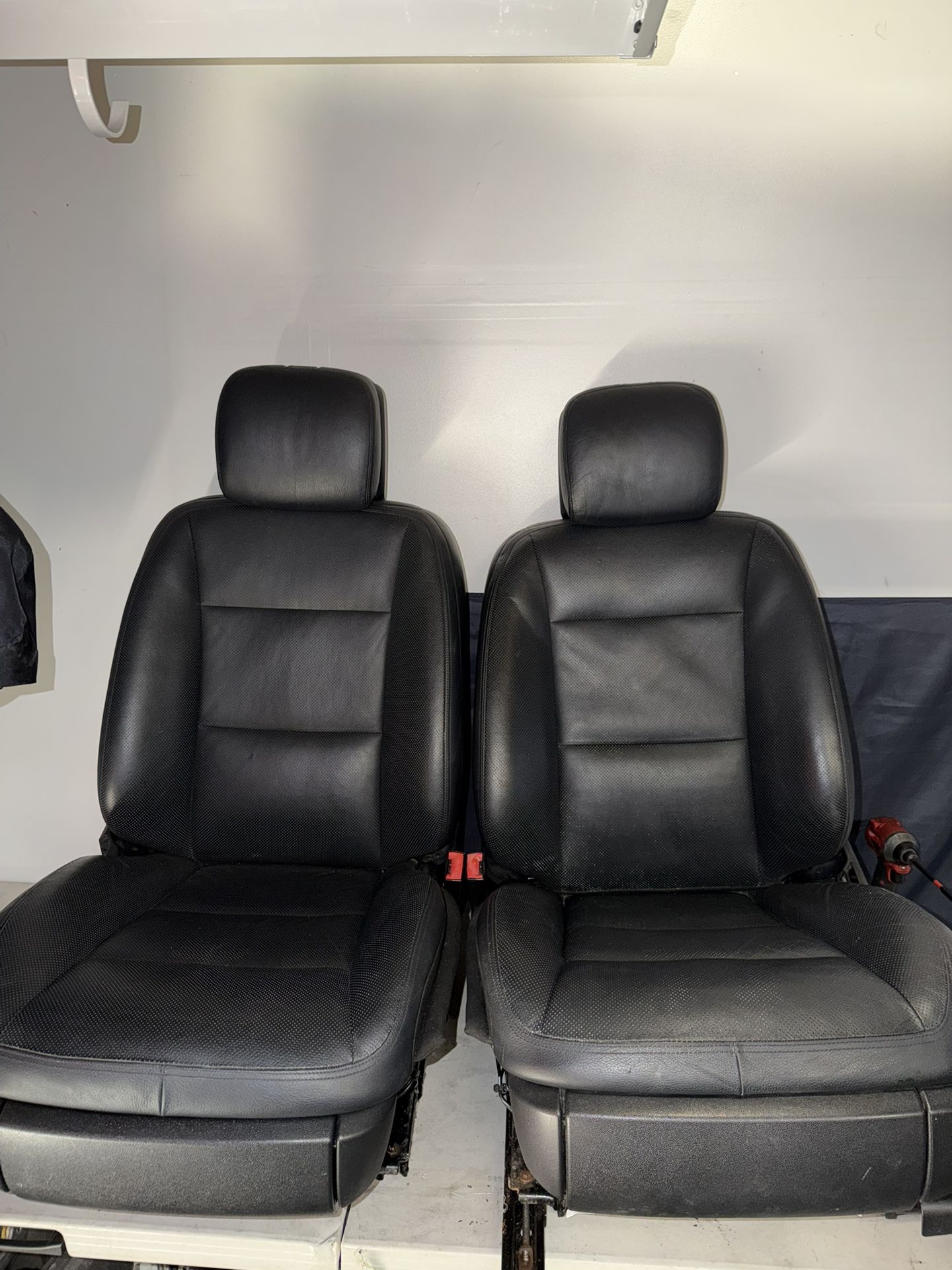 Mercedes Benz S550 Front Seats Black 2007 Thru 2010
