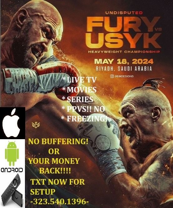 Boxing 🥊,live Tv,movies,series And Muchhh More! #nobuffering #iptv #boxing #usyk #tysonfury #tivimate #canelo
