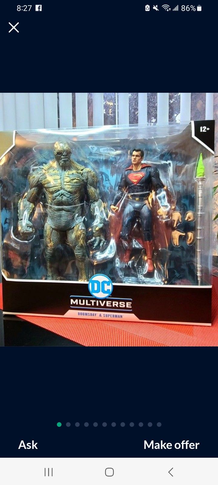 Superman Vs DOOMSDAY McFarlane Action Figure