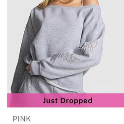 Plus Size VS Pink - Off The Shoulder Sweatshit and Leggings Set Size XXL