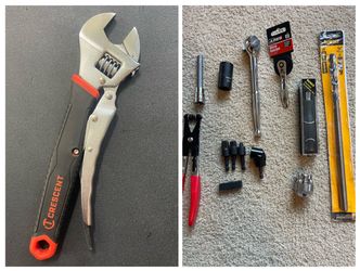 Tool Collection and Crescent locking wrench
