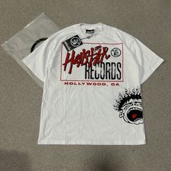 HellStar Records Graphic Tee White | Streetwear Size M/L