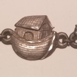 Noahs Ark Pewter Bracelet