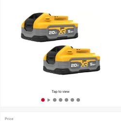 5a DeWalt Batteries 