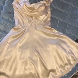 Beige Color Dress Cindy