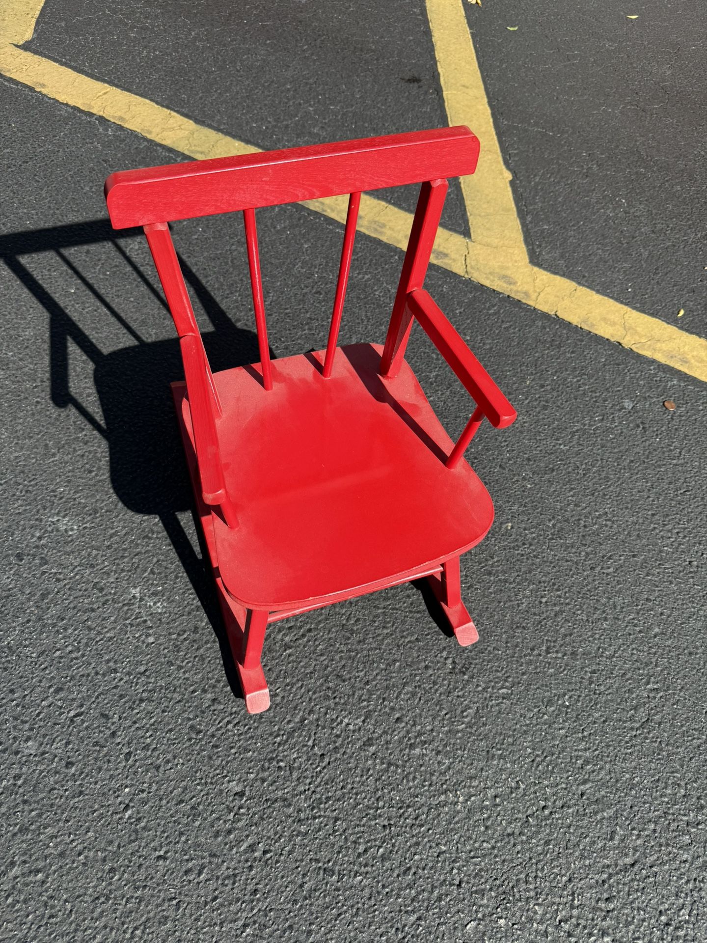 Child's Wooden Rocking Chair
