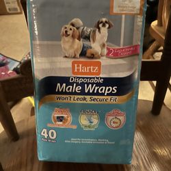 Small Disposable Male Dog Wraps