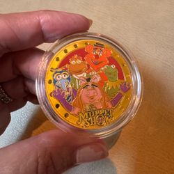 D23 Ultimate Disney Fan Event The Muppet Show 50 50th Medallion Coin In Case