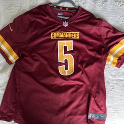 Jayden Daniels Official COMMANDERS JERSEY 