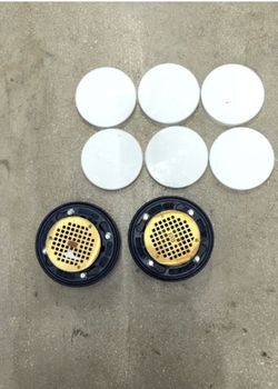 NEW Zurn Commercial Plumbing Lot – Floor Drains, Cleanouts & Test Caps