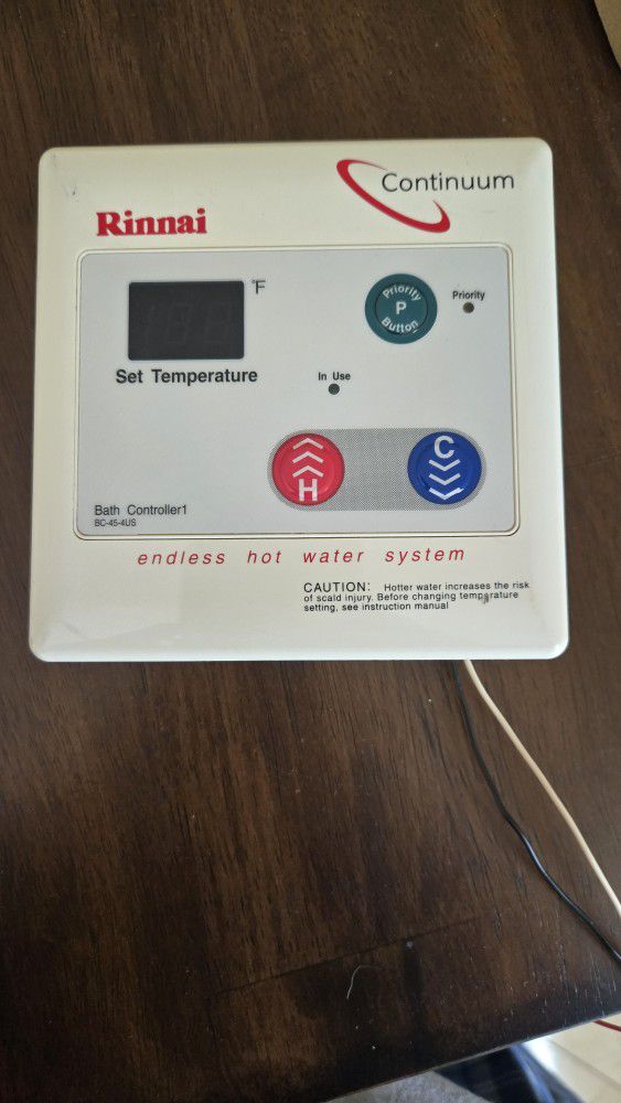 Rinnai Continumm Water Heater Controller BC-45-4US