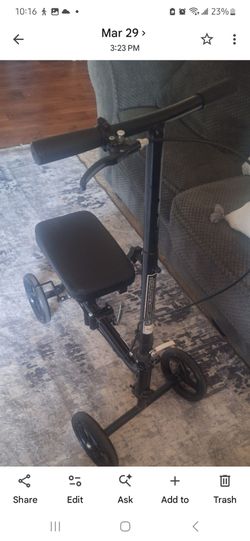 Knee scooter