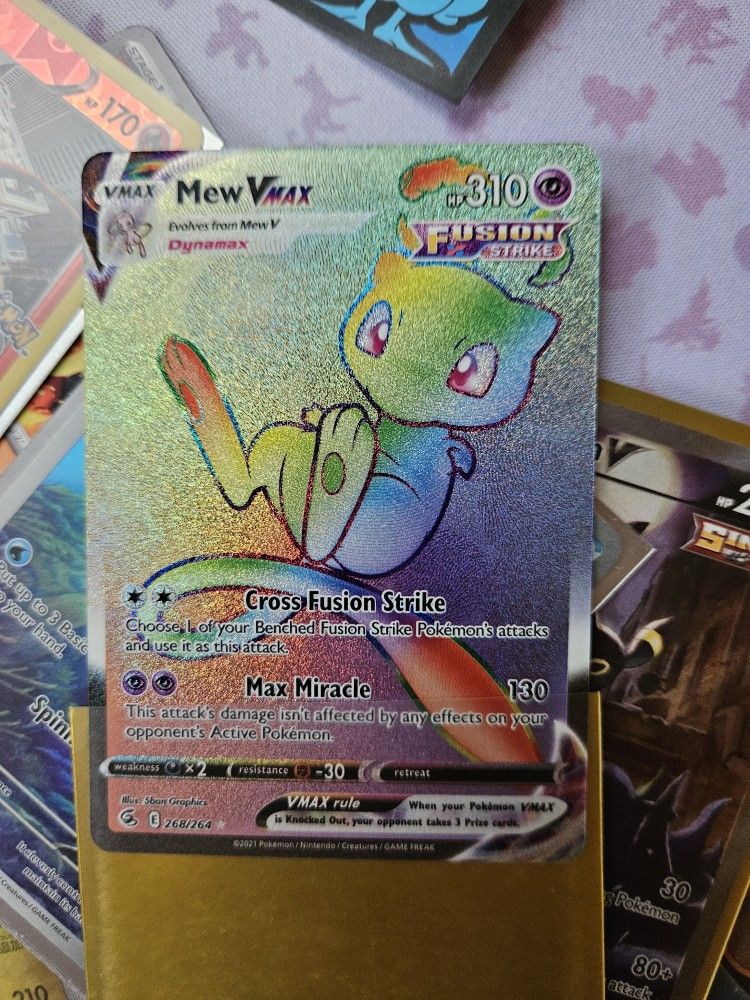 Rainbow Mew Vmax Dynamax!!!