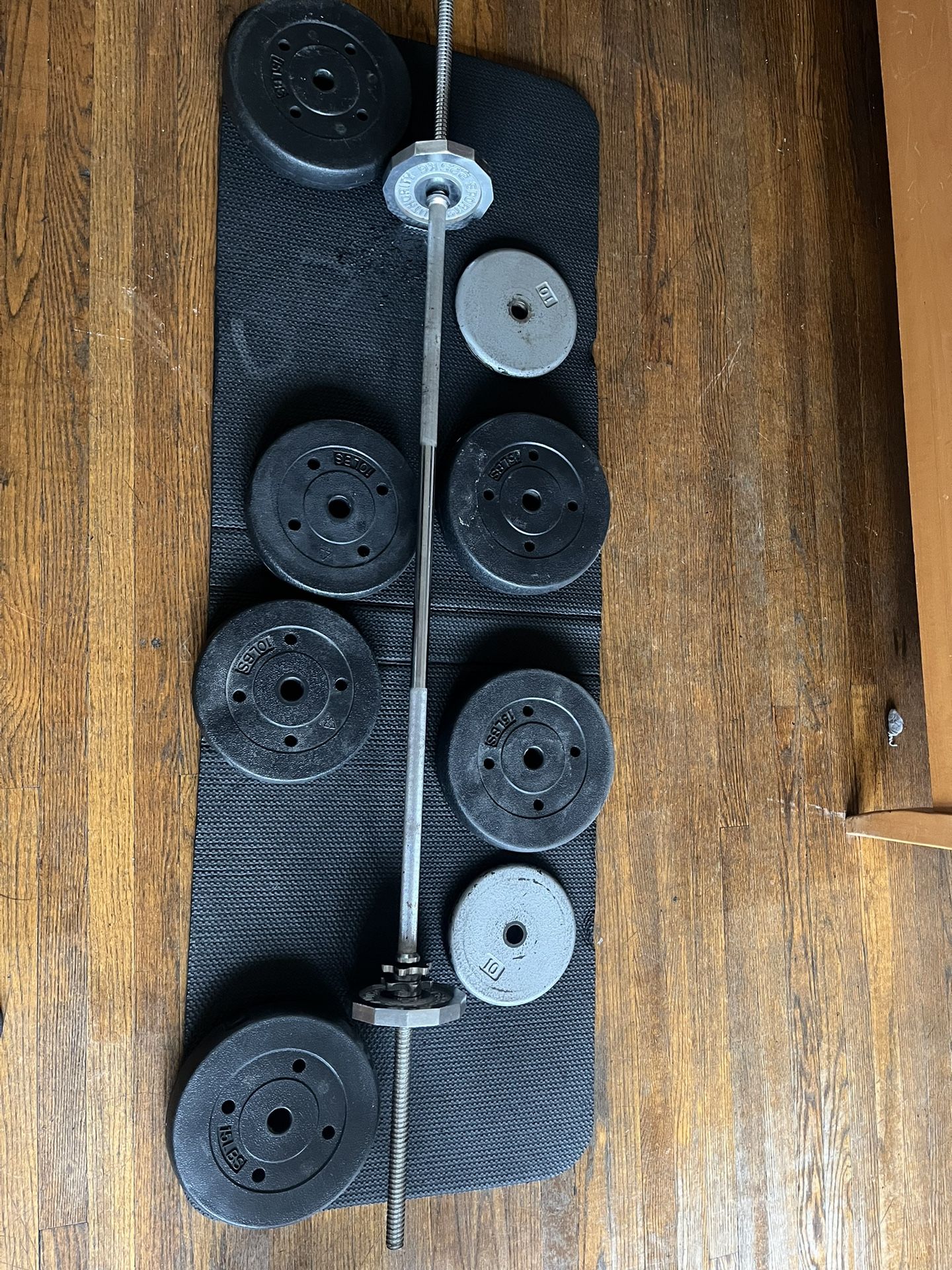 Standard Barbell With Weight