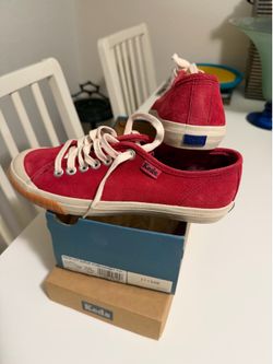 Suede red new Keds in box….women’s