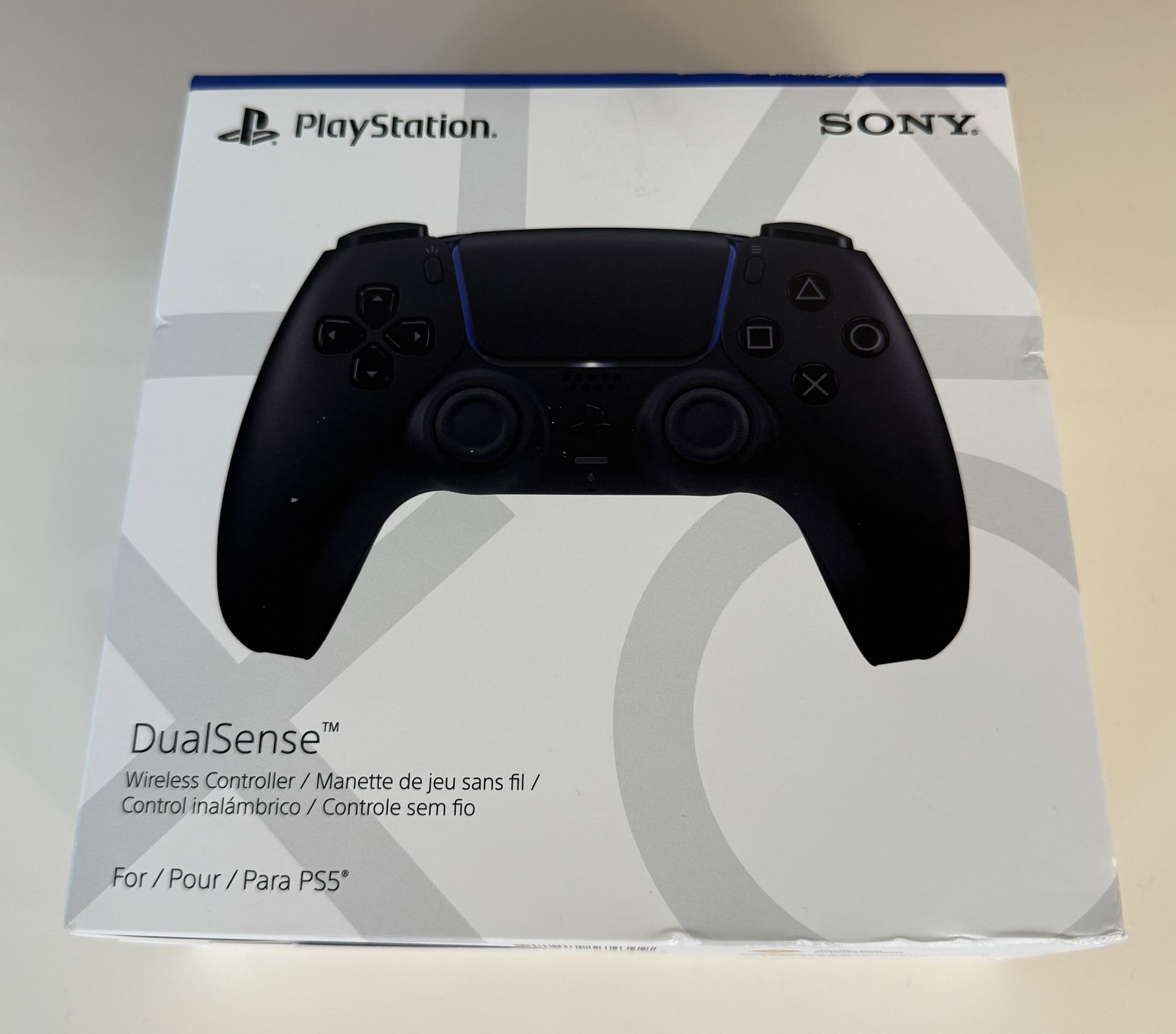 Sony PlayStation 5 DualSense Wireless Controller - Midnight Black. Sealed box .