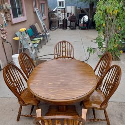 MID 20TH KELLER OAK& CHAIR