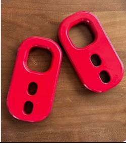 Brand New In Box Unopened - Toyota Tacoma 2024 2025 Front Tow Hooks / Recovery Points Red Color