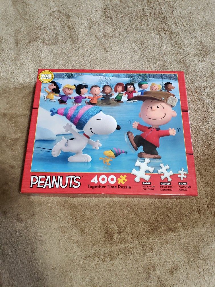 Peanuts 400 piece puzzle - new, still sealed
