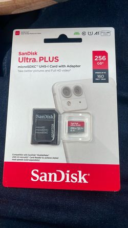 SanDisk Ultra Plus 256GB microSDXC Card with Adapter