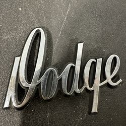 1964~1970 DODGE A100/A108 FRONT DOOR SCRIPT EMBLEM #G1