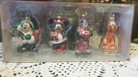 Disney glass ornaments